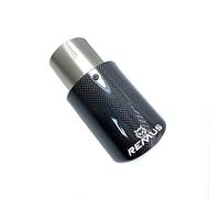 Exhaust Tip Sandblasting Car Glossy Carbon Muffler Tip Exhaust System Pipe Mufflers Tips(70-101mm)