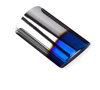 exhaust tip Stainless Steel Car Exhaust Muffler Pipe For Audi A3 8V 8P Sportback for VW Golf Variant 6 POLO 6R GOLF MK7 Tailpipe Car End Pipes(1pcs 76mm Blue)
