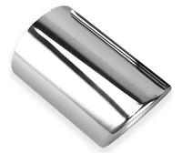 exhaust tip Stainless Steel Car Exhaust Muffler Pipe For Audi A3 8V 8P Sportback for VW Golf Variant 6 POLO 6R GOLF MK7 Tailpipe Car End Pipes(1pcs 76mm Silver)