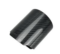 Exhaust Tip Tailpipe 1 Piece Curly/Straight Full Exhaust Pipe Matte/Glossy Cover Car Universal Muffler Tip Cover Accessories(Straight glooyin112)
