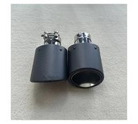Exhaust Tip Tailpipe 1 Piece Oval Carbon Fiber 130/150MM Large Diameter Outlet Nozzle Universal Car Stainless Tailpipe Exhaust Pipe Tips Muffler(48mm-105mm)