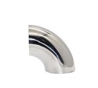 Exhaust Tip Tailpipe 90 Degree Universal Stainless Steel Elbow Sanitary Welding Pipe Fitting Car Exhaust Pipe Muffler Welded Pipe Multiple Size(O.D 45MM-1.2MM)