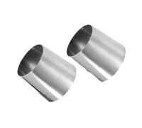 Exhaust Tip Tailpipe Car Mandrel Exhaust Bend Elbow Pipe 304 Stainless Steel Concentric Reducer OD 1.5inch-3inch To OD 2inch-5inch(3 OD to 3.5 OD 2pcs)