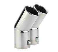 Exhaust Tip Tailpipe For VW For Golf 4 For Bora For Jetta Car Exhaust Tail Pipe Muffler Tips Dual Pipes Stainless Steel Tailpipes