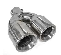 Exhaust Tip Trim Car End Pipe Tail Sport Muffler Stainless Steel ? 55mm Chrome Universal