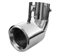 Exhaust Tip Trim Car End Pipe Tail Sport Muffler Stainless Steel ? 56mm Chrome Universal