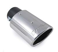 Exhaust Tip Trim Car End Pipe Tail Sport Muffler Stainless Steel Ã˜ 53mm Chrome Universal