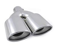Exhaust Tip Trim Car End Pipe Tail Sport Muffler Stainless Steel Ã˜ 54mm Chrome Universal