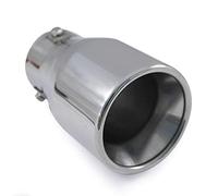 Exhaust Tip Trim Car End Pipe Tail Sport Muffler Stainless Steel Ã˜ 58mm Chrome Universal