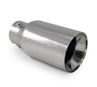 Exhaust Tip Trim Car End Pipe Tail Sport Muffler Stainless Steel Chrome Universal