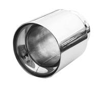 Exhaust Tip Trim Car End Pipe Tail Sport Muffler Stainless Steel Chrome Universal
