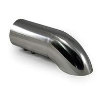 Exhaust Tip Trim Car End Pipe Tail Sport Muffler Stainless Steel Chrome Universal
