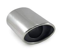 Exhaust Tip Trim Car End Pipe Tail Sport Muffler Stainless Steel Chrome Universal