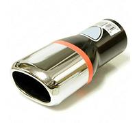 Exhaust Tip Trim Car End Pipe Tail Sport Muffler Stainless Steel Chrome Universal