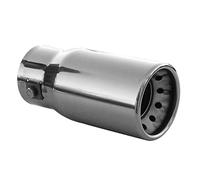 Exhaust Tip Trim Car End Pipe Tail Sport Muffler Stainless Steel Chrome Universal