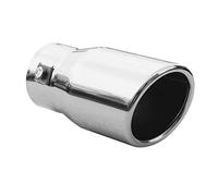 Exhaust Tip Trim End Pipe Tail Sport Muffler Stainless Steel Chrome Universal