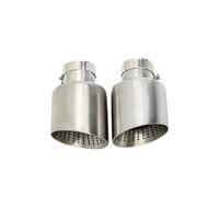 Exhaust Tip Trim For VW For GTI MK7 Golf7 1 Pcs Matte Stainless Steel Car Exhaust Tip System Pipe Universal Nozzle 60MM 63mm Muffler(ID51MMOD114MM)