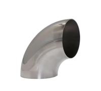 Exhaust Tip Universal 90 Degree Stainless Steel Elbow Sanitary Welding Pipe Fitting Car Motorcycle Tailpipe Pipe(45MM-1.2MM)