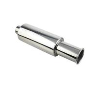 Exhaust Tip Universal Car Muffler Tips Exhaust Pipe Stainless Steel 2.5" To 4'' Tail Pipe Silver Car Accessories Exhaust Tail Pipe