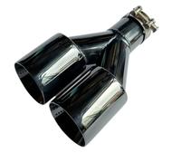 Exhaust Tip Universal Y-shaped Dual Exhaust Pipe Tail Throat Muffler Tailpipe Tip