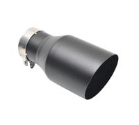 Exhaust Tip Vehicle Refitting Universal Black Muffler Tail Throat Car Modification In63mm 3.2 4.5inches Exhaust Tip Tailpipe Pipe(60MM IN 89MM OUT)