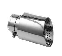 Exhaust Tips 1pieces Exhaust Nozzle 304 Stainless Steel Large Diameter 89mm 101mm 114mm Open Car Muffler System Trim(60MM IN 89MM OUT)