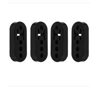 Exhaust Tips 2/4PCS For Automotive Exhaust Rubber Hanger, Insulator Bushing Mount With 4 Holes, Adjustable Muffler Shock Absorber Bracket(4pcs)