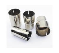 Exhaust Tips Car Muffler End Pipe Exhaust Ucing Joint Large To Small Size Universal Sleeve Auto Tip(51mm-57mm)