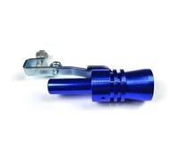 Exhaust Tips Car Turbo Whistle Modified Exhaust Pipe Sounder Sound Simulator Motorcycle Parts Tail Throat(Silver Xl)