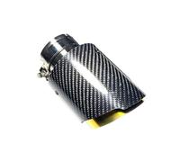 Exhaust Tips Carbon Muffler Tip Exhaust System Universal Stainless Gold Mufflers Pipe(ID 67mm-OD 76mm)
