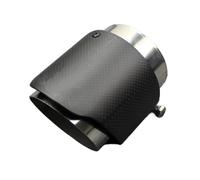 Exhaust Tips Exhaust Pipe System Muffler Carbon Fiber Matte Tailpipe 104mm 114mm 120mm Long Diameter(51mm out 114mm)
