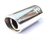 Exhaust Tips Exhaust Tip Car Chrome Pipe Muffler Stainless Trim Tail Tube Silencer End(Bevel)