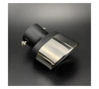 Exhaust Tips Exhaust Tip For For Mus For Ranger For Figo F 150 F250 F350 F450 Exhaust Tip Car Styling Exhaust Pipe Tube Case(B Type Bent Silver)