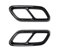 Exhaust Tips Exhaust Tips Muffler Car Tail Throat Exhaust Pipe Muffler Tip Cover ABS For Benz C-Class W206 C200 C260 C300 2022+ For Amg Muffler Tip Nozzle( D)