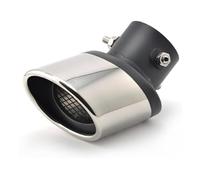 Exhaust Tips For Alfa For Romeo 147 156 159 For Alfetta For Berlina For Brera For Mito For Giulia For Milano Car Tail Exhaust Pipe Quad Tip Stainless Steel Throat(Bending)