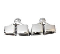 Exhaust Tips For Benz E63 W212 W204 2Pcs Stainless Steel Material Welding Type Exhaust Pipe Muffler Tip Car End Pipes