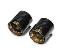 Exhaust Tips For BMW 4 Series G22 G23 G26 420i 425i 430i Performance Carbon Fiber Exhaust Outlet Nozzle Tailpipe Replacement Muffler Auto Tail Tip Pipe(Carbon Fiber E)
