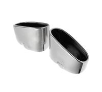 Exhaust Tips For BMW For X5 E70 2000 2001 2002 2003 2004 2005 2006 2007 To 2016 2pc Stainless Steel Chrome Pipe Muffler Tip Exhaust Tip Rear