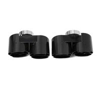 Exhaust Tips For BMW G20 G21 330i 330d 330e Muffler Tip Exhaust System Nozzle Pipe Tuning Quad Carbon Fiber(Carbon Fiber F)