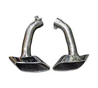 Exhaust Tips For BMW X6 E71 30D 35D 40D 2008-2013 Pipe Car End Pipes Stainless Steel With Cover Muffler Tip(Exhaust)