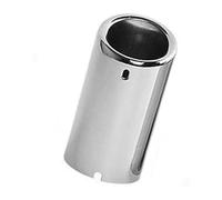Exhaust Tips For E30 E36 E46 E90 E91 E92 E93 F30 320i 325i 328i Car Exhaust Pipe Muffler Tip Turbo Sound Whistle(1pcs Silver)