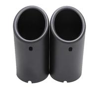 Exhaust Tips For E30 E36 E46 E90 E91 E92 E93 F30 320i 325i 328i Car Exhaust Pipe Muffler Tip Turbo Sound Whistle(2pcs Matte Black)