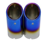 Exhaust Tips For E30 E36 E46 E90 E91 E92 E93 F30 320i 325i 328i Tip Turbo Sound Whistle Car Exhaust Pipe Muffler(2pcs Blue)