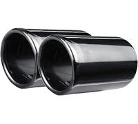 Exhaust Tips For E90 E92 325i 328i 2006-2010 Car Tailpipe 1 Pair Titanium Black Exhaust System Muffler Tail Pipe Tip