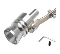 Exhaust Tips For F-series E46 E90 F09 1 2 3 4 All Series 5 6 7 X E Car Exhaust Pipe Turbo Sound Whistle(Silver)