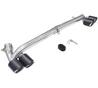 Exhaust Tips For F30 F35 3 Series 320i 318i M 2013-2016 Car Tailpipe 2 To 4 Muffler Tip Exhaust Pipe Stainless Steel(The Carbon Fiber)