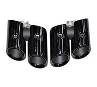 Exhaust Tips For Macan 2.0T 2014-2024 Exhaust Pipe Upgrade GTS Model Quad Black Muffler Nozzle Tip Head(18-24 Black A-1)