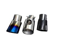 Exhaust Tips For Mitsubishi For PAJERO V31 V33 V73 V93 V97 2007-2019 Car Exhaust Muffler Tip Stainless Steel Pipe Nozzle Inlet 73mm(Black)
