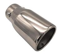 Exhaust Tips For Pajero V97 V73 Stainless Steel Automobile Exhaust Pipe Tail Throat Tailpipe(Silvery B)
