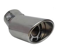 Exhaust Tips For VW B5 B6 B7 For Polo For Jetta For Golf 7 5 6 For Passat Car Muffler Tail Throat Exhaust Pipe Modeling(Brown)